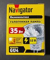 Лампа галогенная G4 Navigator MR11 12V 35W