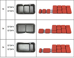 Формы Старый город "6"   4см .    Новинка.