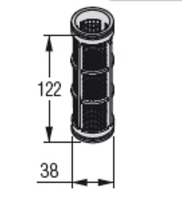 Вставка фильтрующая INOX/BLUE SCREEN/32 MESH 38X122 Geoline