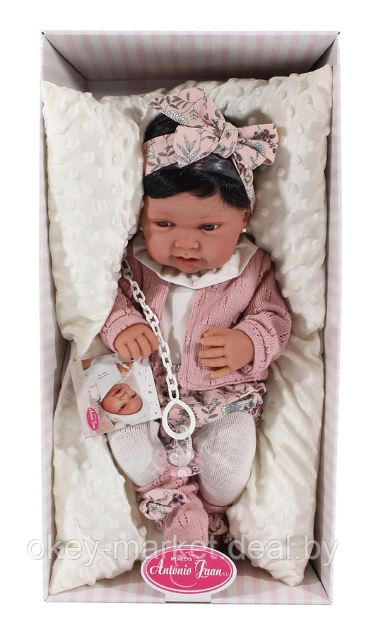 Кукла Antonio Juan Беатриц в розовом 5036, 42 см - фото 3 - id-p144248289