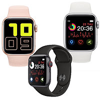 Умные часы Smart Watch T500 PLUS (белый, черный, розовый), фото 1