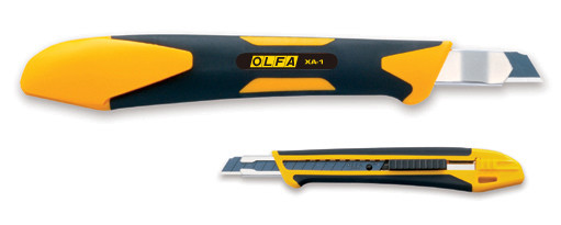 Нож OLFA "Standard Models" с выдвижным лезвием противоскользящий - фото 2 - id-p144269361