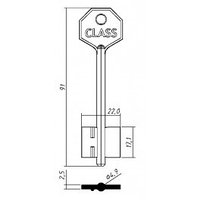 КЛАСС-2 (91x17.1x22мм) (4.9мм)