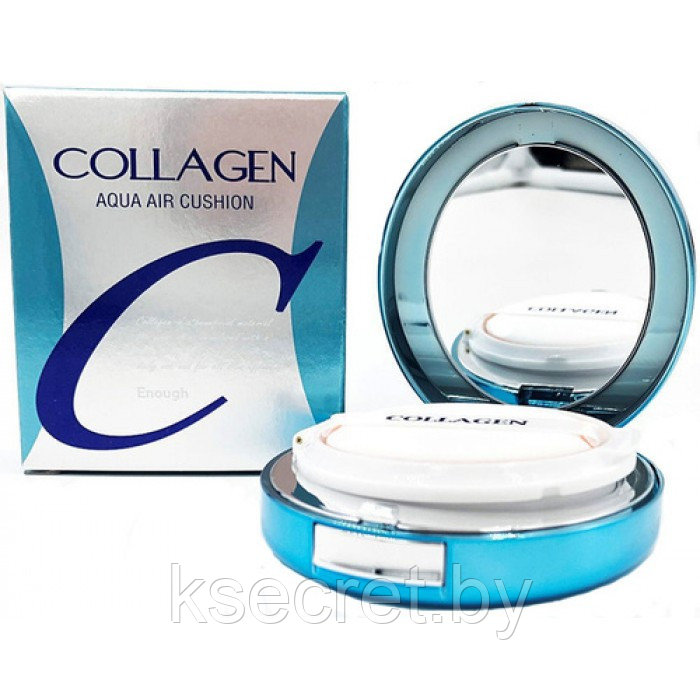 [ENOUGH] Тональный кушон КОЛЛАГЕН Collagen Aqua Air Cushion SPF50+ PA+++ (21), 15 гр - фото 1 - id-p144272861