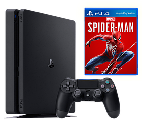 Playstation 4 Slim 1TB с игрой Spider-Man