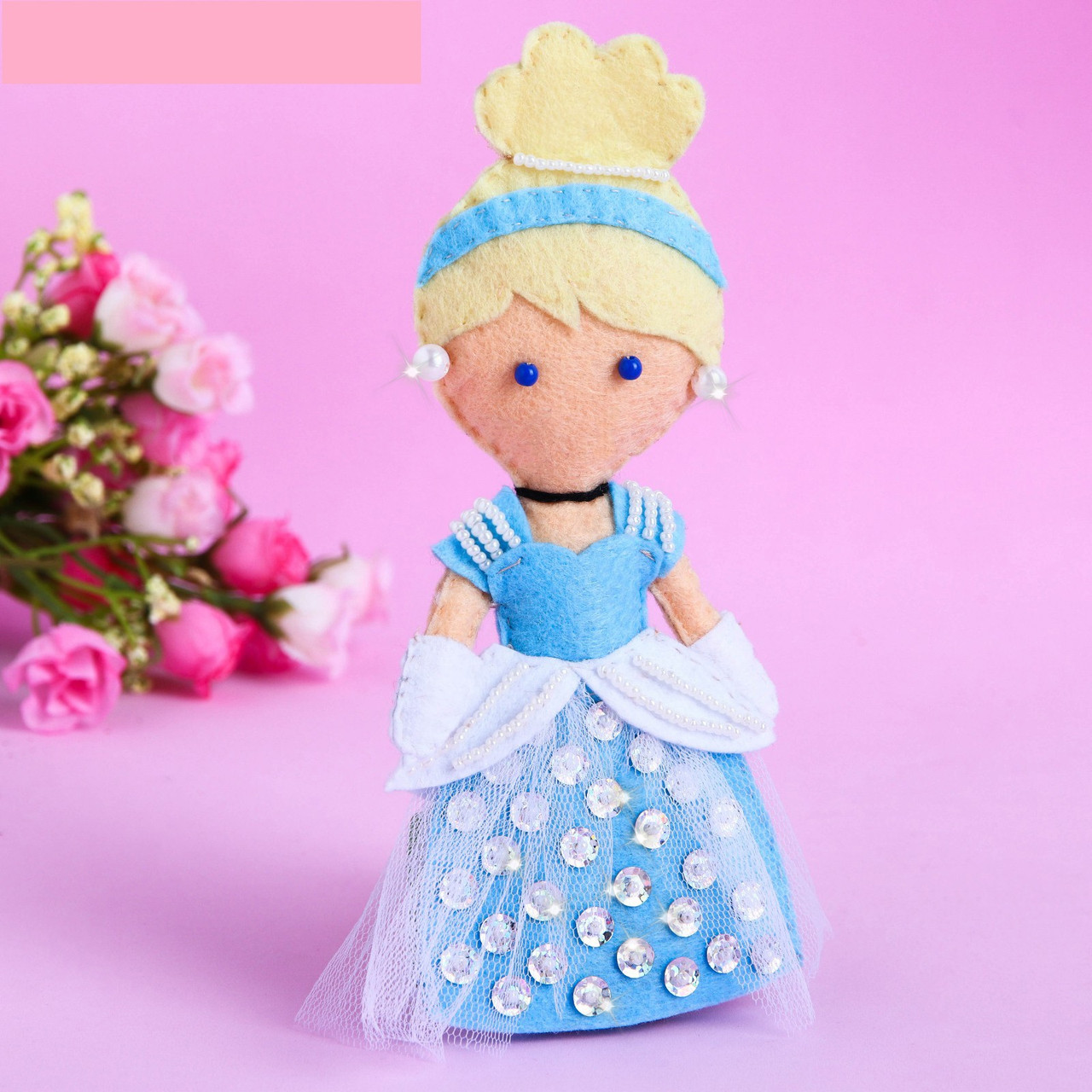 Куколка, игрушка из фетра "Моя куколка" Принцессы: Золушка - фото 1 - id-p144274524