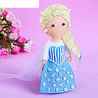 Куколка, игрушка из фетра "Моя куколка" Холодное сердце: Эльза