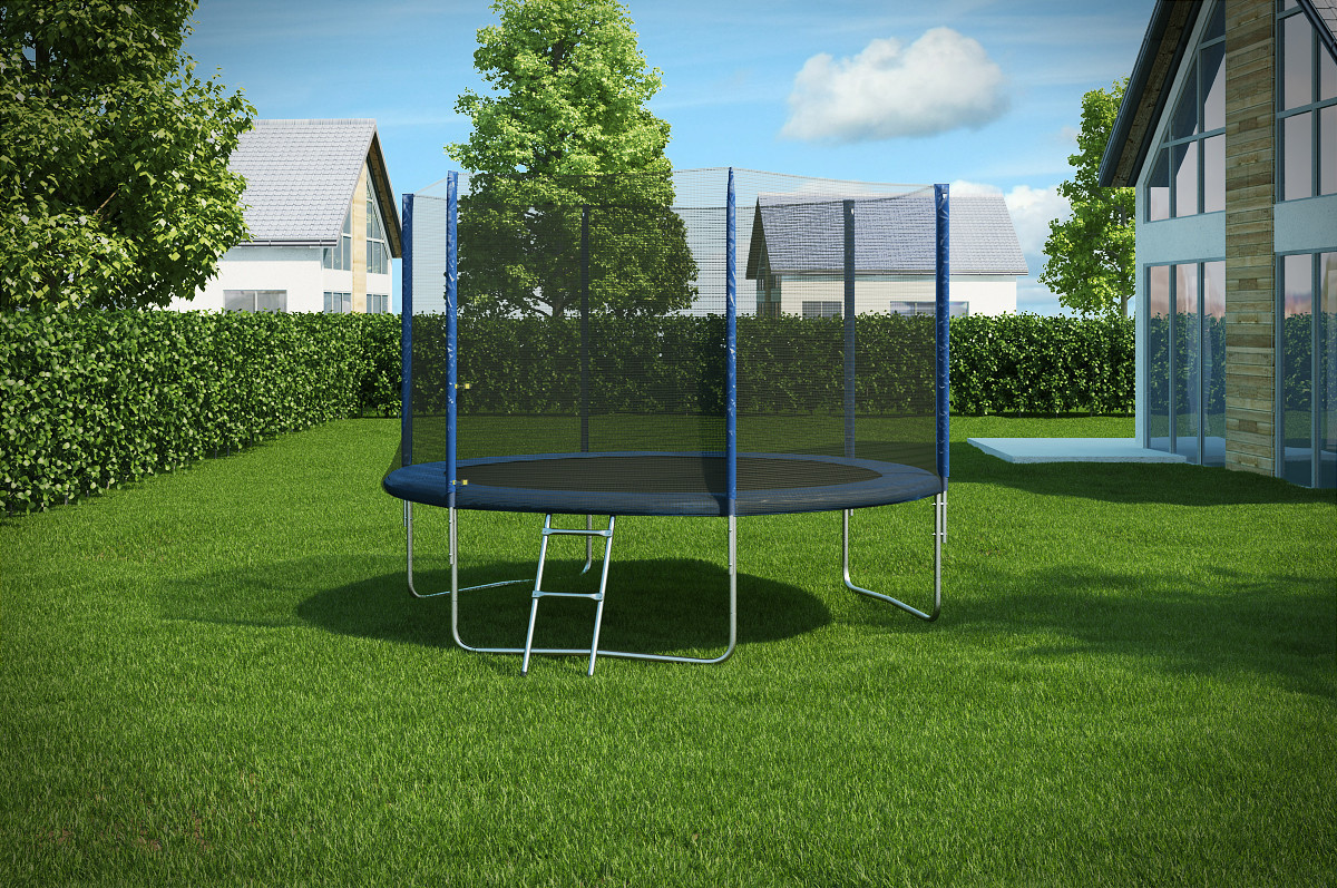 Батут Atlas Sport 374см - 12ft BASIC BLUE
