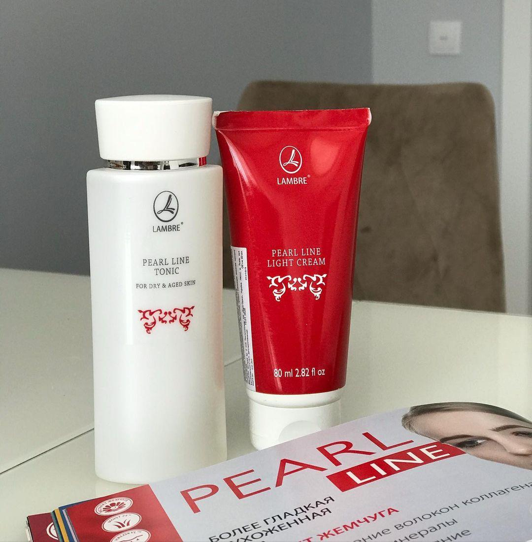 Крем для лица от первых признаков старения кожи Lambre PEARL LIGHT CREAM