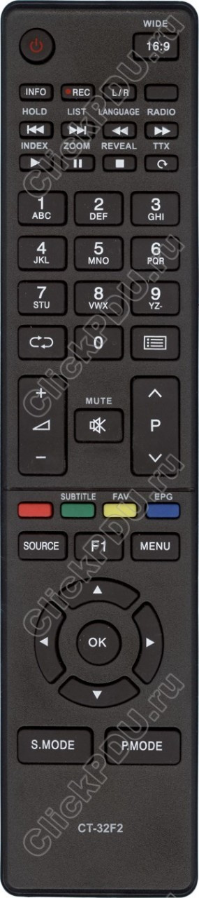 Пульт телевизионный Toshiba CT-32F2*