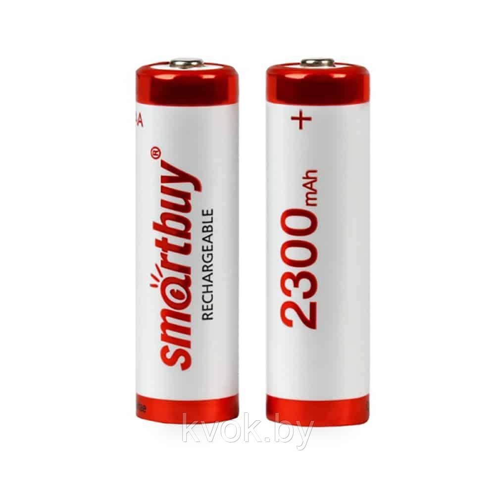 Аккумуляторная батарея AA Smartbuy 1.2 V, 2300 mAh, NiMH (2 шт.) - фото 1 - id-p144316355