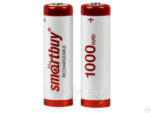 Аккумуляторная батарея AA Smartbuy 1.2 V, 1000 mAh, NiMH (2 шт.)