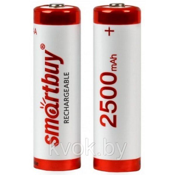 Аккумуляторная батарея AA Smartbuy 1.2 V, 2500 mAh, NiMH (2 шт.) - фото 1 - id-p144323419