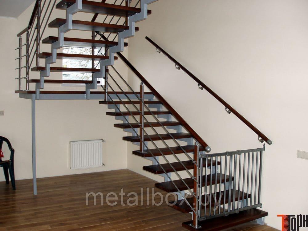 Лестницы на металлическом каркасе, фото 1