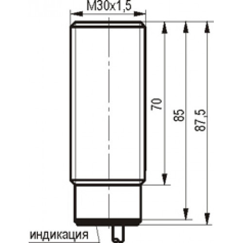 Индуктивный датчик ISB A81A-02G-10E-L - фото 2 - id-p65915505