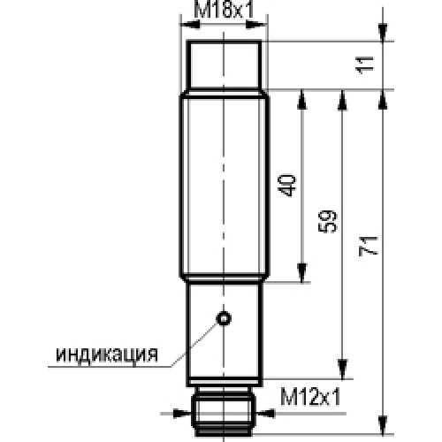 Индуктивный датчик ISN EC41A-31P-12-LZS4 - фото 2 - id-p65917945