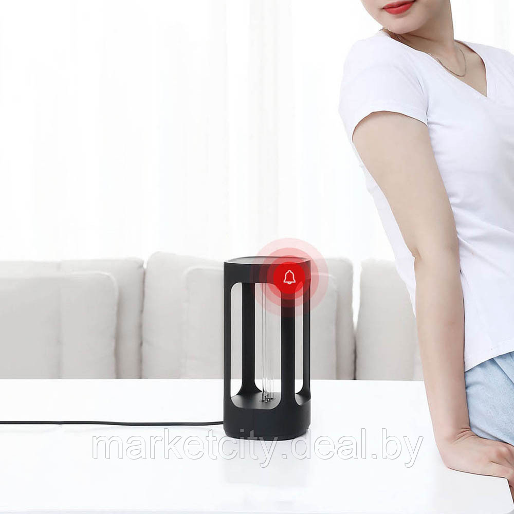 Ультрафиолетовая лампа Облучатель Xiaomi Five Smart Sterilization Lamp (Черный) - фото 5 - id-p144332852