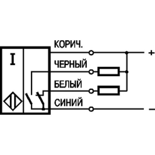 Индуктивный датчик IV1B AF81A5-43N-10-LZ - фото 3 - id-p65914881