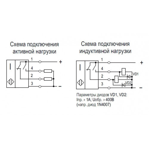 Индуктивный датчик IV2B AT81B5-43P-10-LZ - фото 3 - id-p65914898