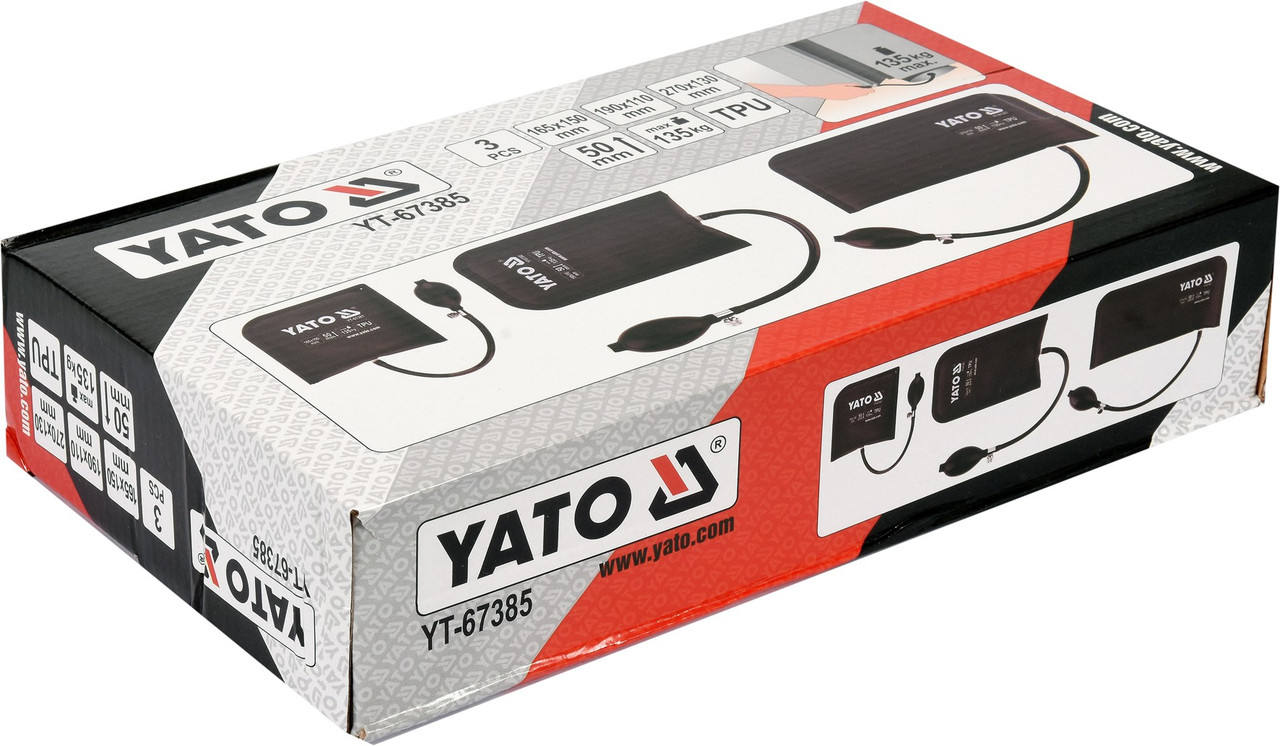Подушки резиновые монтажные h50мм max 135кг. (набор 3шт.) "Yato" YT-67385 - фото 2 - id-p144338069