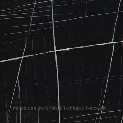 Керамогранит Kerranova Nero Dorato К-1004 CR sugar-эффект 600х600 мм, фото 2