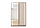ШКАФ-КУПЕ СН-118.02-03  (1400х2200х620) Дверь - 2 Зеркальные, фото 2