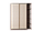 ШКАФ-КУПЕ СН-118.02-03  (1400х2200х620) Дверь - 2 Зеркальные, фото 4