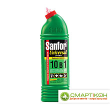 Чистящее средство для сантехники Sanfor Универсал Лимонная свежесть 1 л.