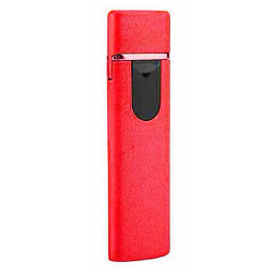 Сенсорная электронная USB-зажигалка красная