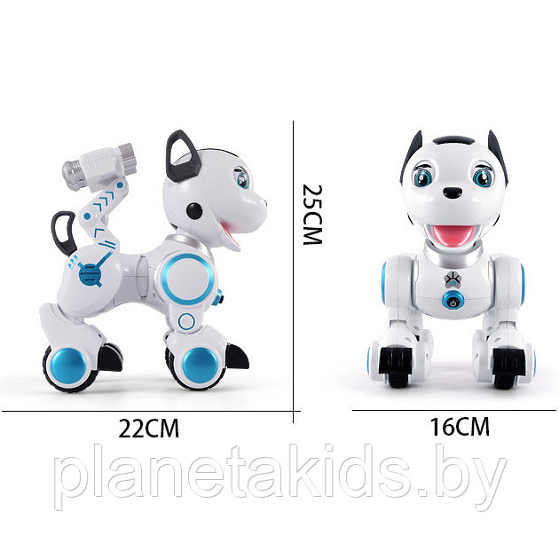 Интерактивная робот - собака Дружок (сенсорные датчики, программируется, свет, звук, лай), Zhorya ZYB-B2856 - фото 2 - id-p144346566