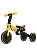 Велосипед-беговел детский 2 в 1 складной Delanit T801 желтый, фото 3
