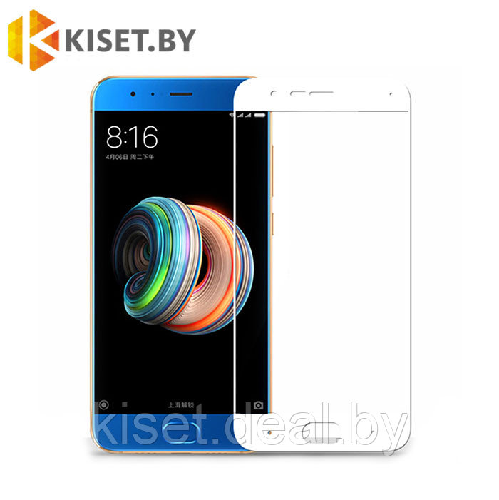Защитное стекло KST FS для Xiaomi Mi Note 3, белое - фото 1 - id-p129855089