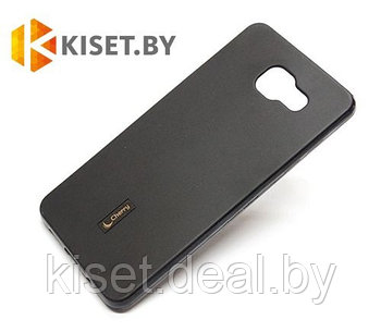 Силиконовый чехол Cherry с защитной пленкой для Samsung Galaxy S7 Plus, черный