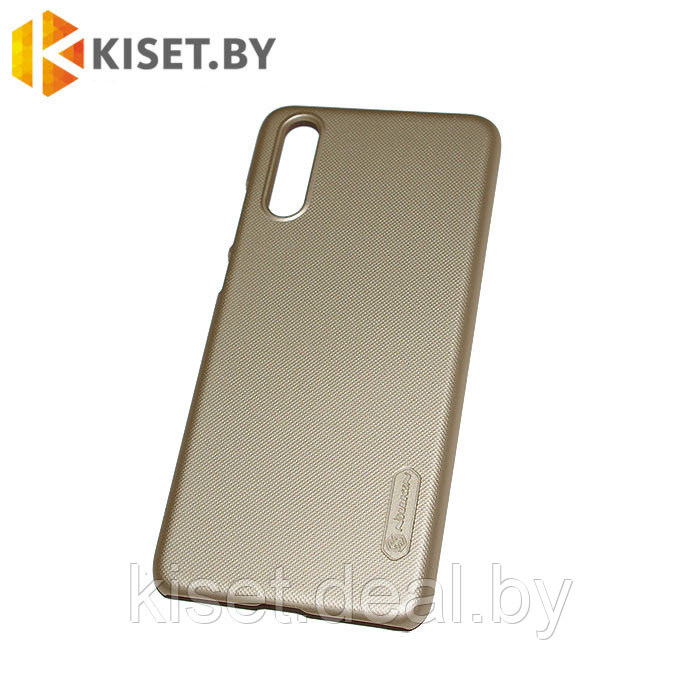 Пластиковый бампер Nillkin и защитная пленка для Huawei P20 (EML-L29) золотой - фото 1 - id-p129855224
