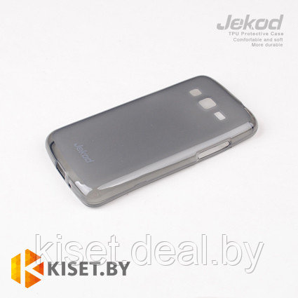 Силиконовый чехол Jettape/Jekod с защитной пленкой для Samsung Galaxy E5, черный - фото 1 - id-p129853743