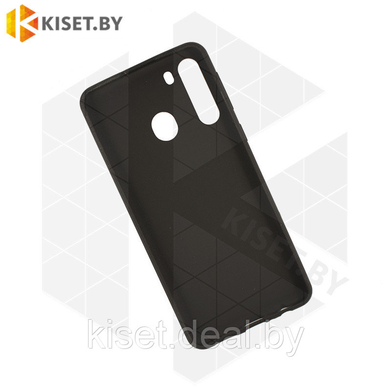 Силиконовый чехол KST MC для Samsung Galaxy A21 / A215 черный матовый - фото 2 - id-p129858041