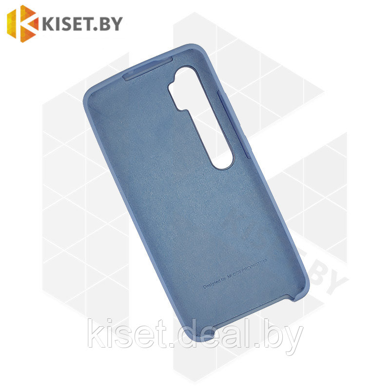 Soft-touch бампер Silicone Cover для Xiaomi Mi Note 10 / Mi CC9 Pro синий - фото 2 - id-p129858043