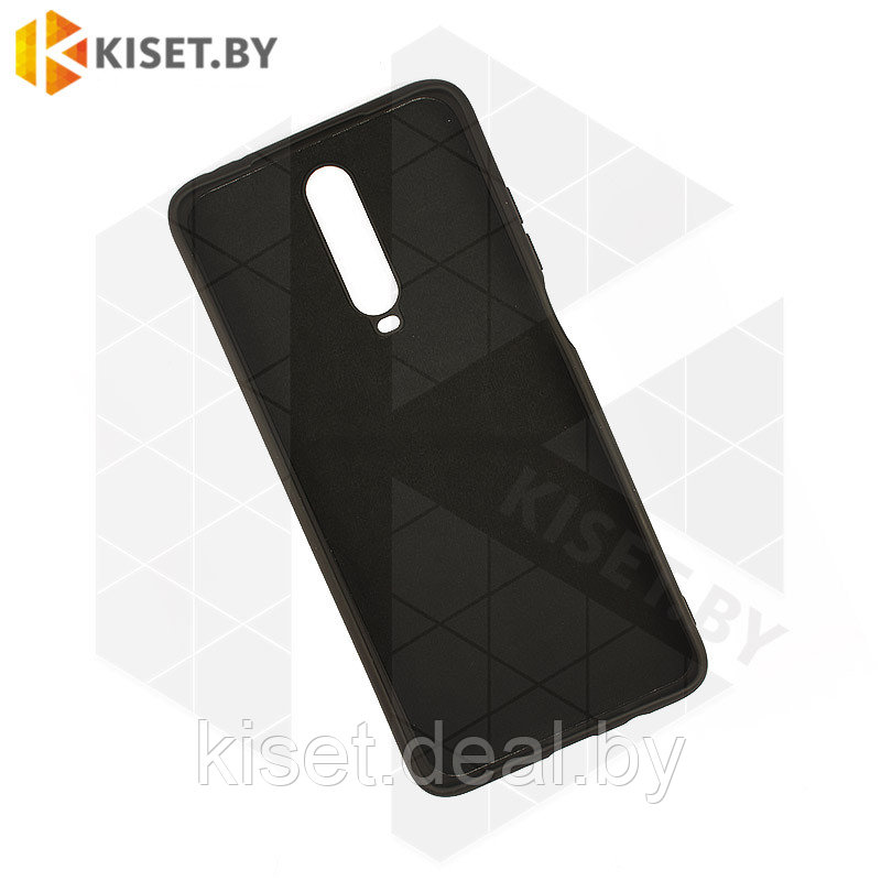 Soft-touch бампер Silicone Cover для Xiaomi Redmi K30 черный с закрытым низом - фото 2 - id-p129858055