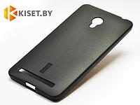 Силиконовый чехол Cherry с защитной пленкой для Asus Zenfone 6, черный