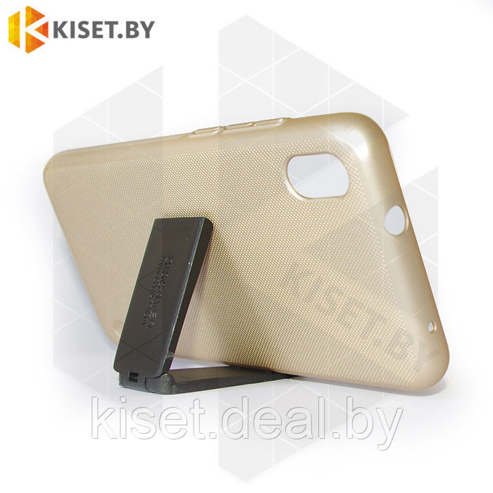 Пластиковый бампер Nillkin Super Frosted Shield для Xiaomi Redmi 7A золотой - фото 2 - id-p129857097