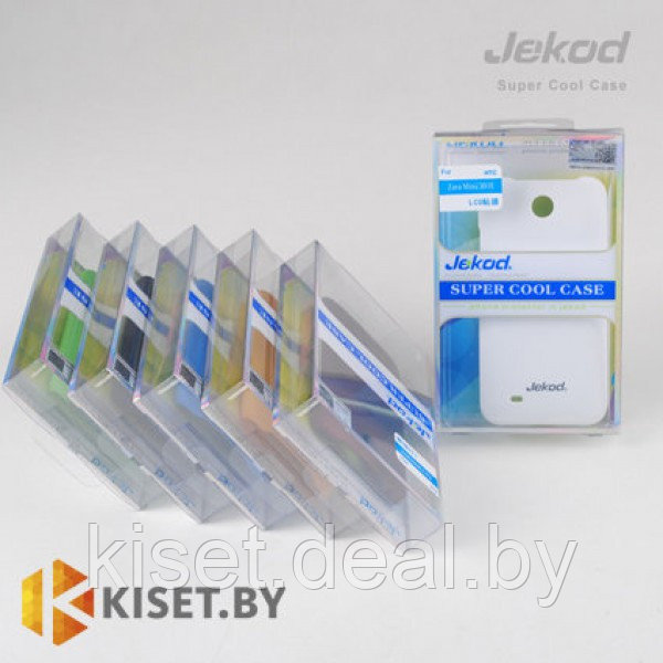 Пластиковый бампер Jekod и защитная пленка для Sony Xperia E1 dual, белый - фото 2 - id-p129854371