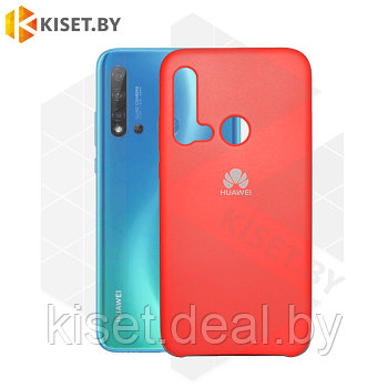 Soft-touch бампер KST Silicone Cover для Huawei P20 Lite (2019) / Nova 5i красный