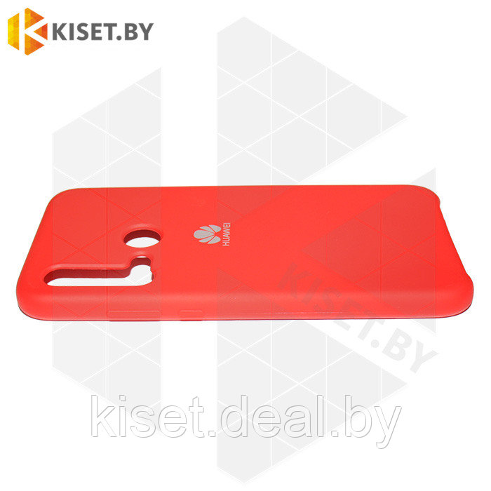 Soft-touch бампер KST Silicone Cover для Huawei P20 Lite (2019) / Nova 5i красный - фото 2 - id-p130117620