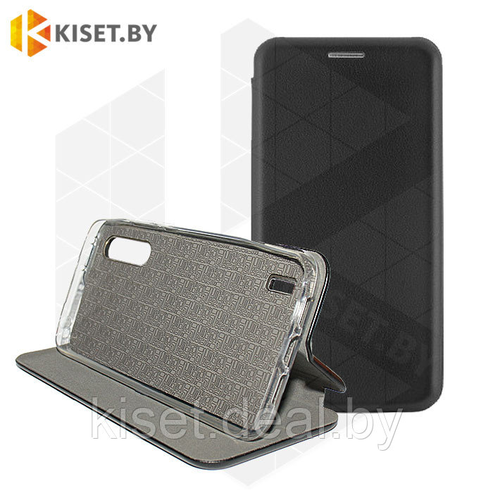 Чехол-книжка KST Book Case 3D с визитницей для Xiaomi Mi CC9 черный - фото 1 - id-p129857193