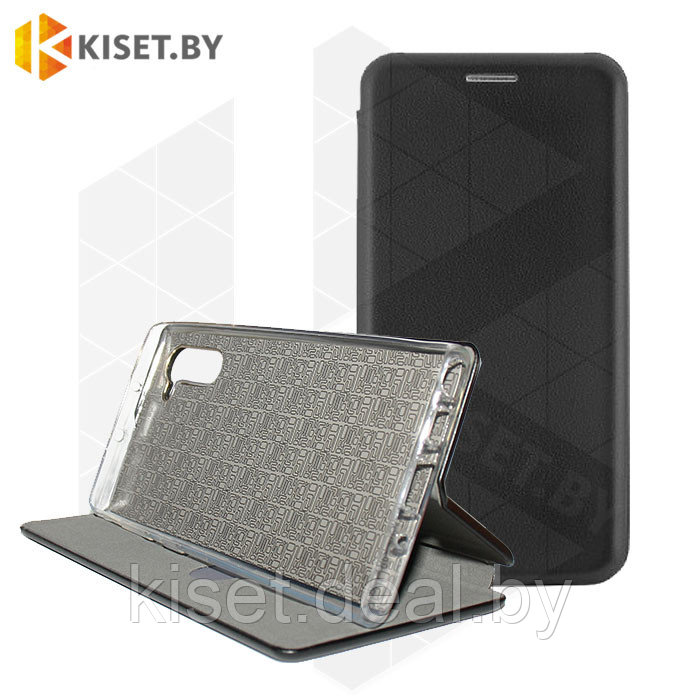 Чехол-книжка KST Book Case 3D с визитницей для Samsung Galaxy Note 10 черный - фото 1 - id-p129857197