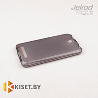 Силиконовый чехол Jekod с защитной пленкой для HTC Desire 501 Dual, черный
