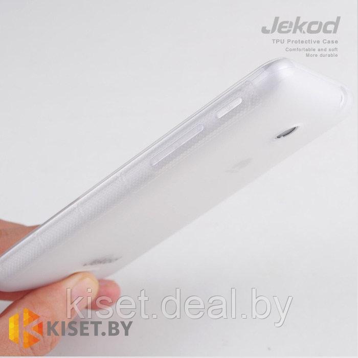 Силиконовый чехол Jekod с защитной пленкой для Sony Xperia E2, белый - фото 2 - id-p129852454