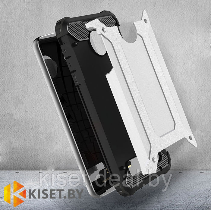 Гибридный противоударный чехол Shockproof для Xiaomi Redmi Note 5A Prime, черный - фото 2 - id-p129854570