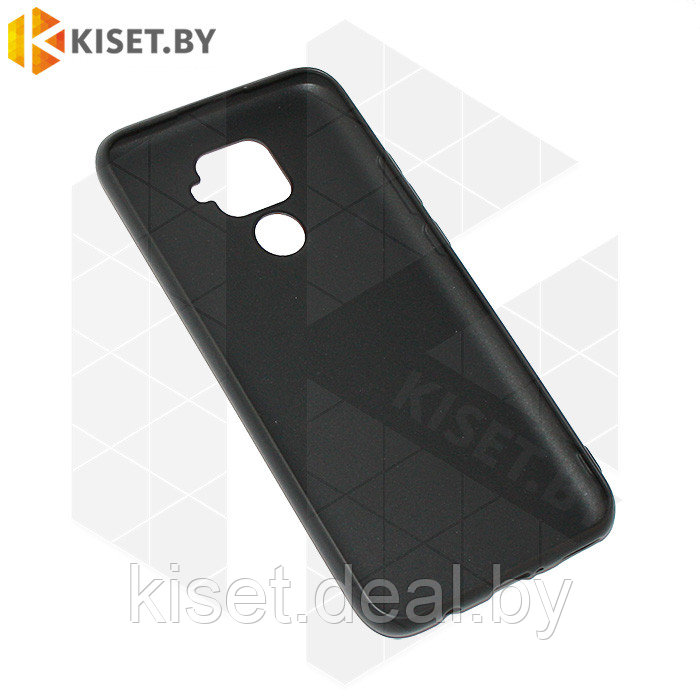 Силиконовый чехол KST MC для Huawei Mate 30 Lite черный матовый - фото 2 - id-p129857254