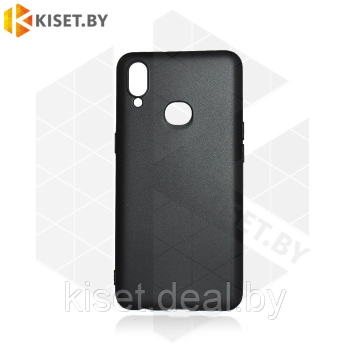 Силиконовый чехол KST MC для Samsung Galaxy A10S черный матовый - фото 1 - id-p129857268